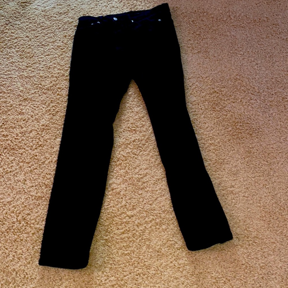 All black H&M skinny denim jeans 32/32